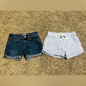 2 pair girls Old Navy shorts sz 7